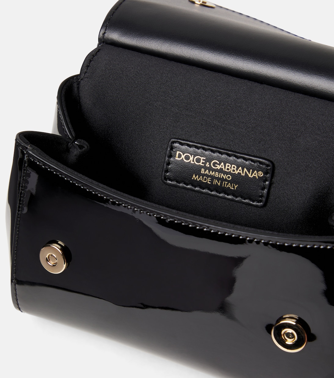 Tasche Sicily Mini aus Lackleder | Dolce&Gabbana Kids