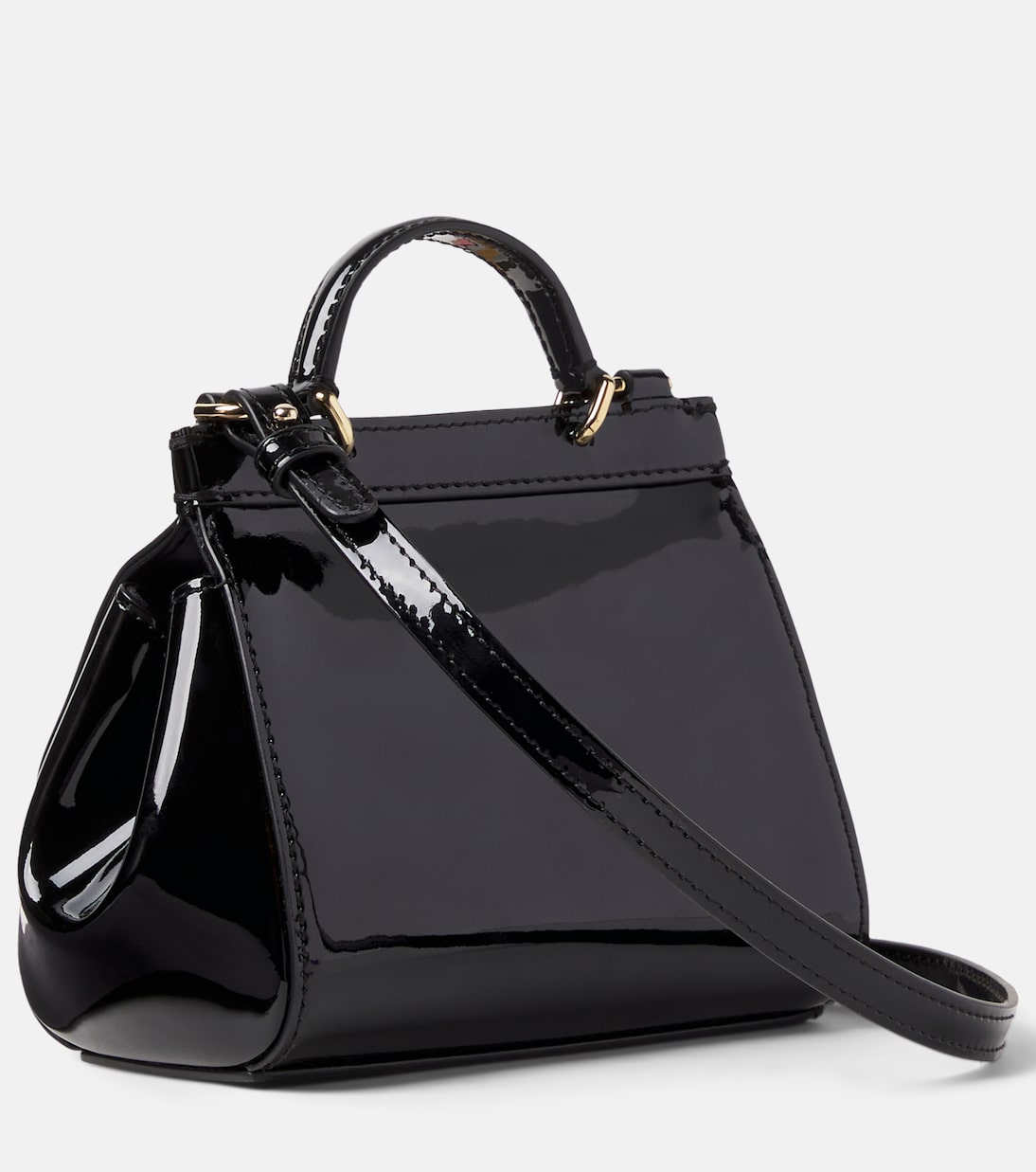 Tasche Sicily Mini aus Lackleder | Dolce&Gabbana Kids