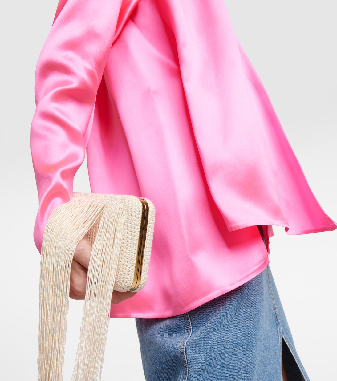 Verziertes Top aus Seide | Magda Butrym