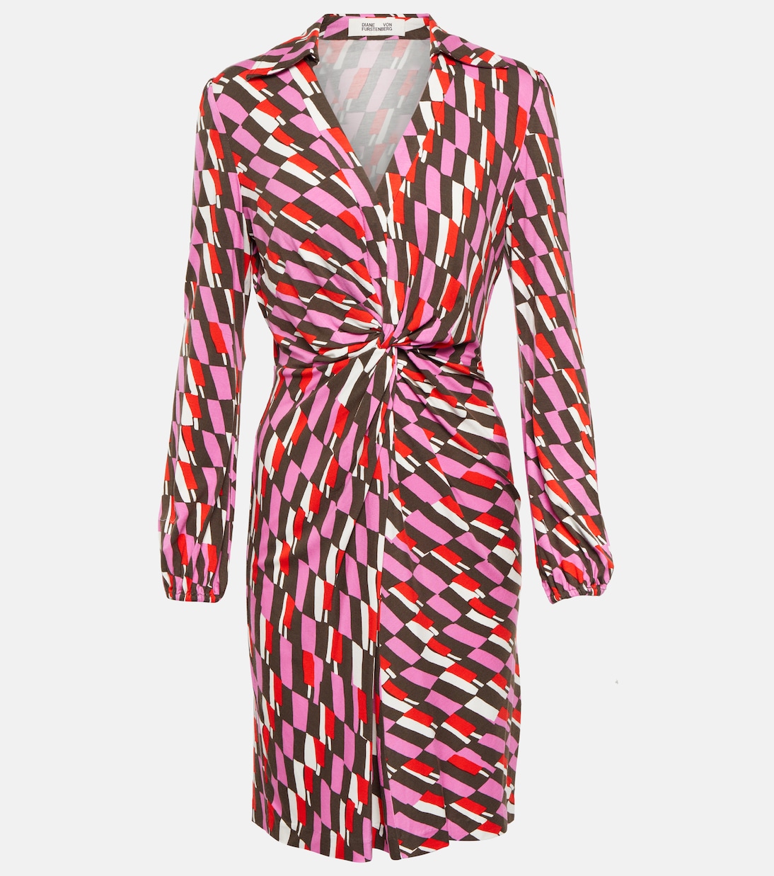 Robe portefeuille imprimée | Diane von Furstenberg
