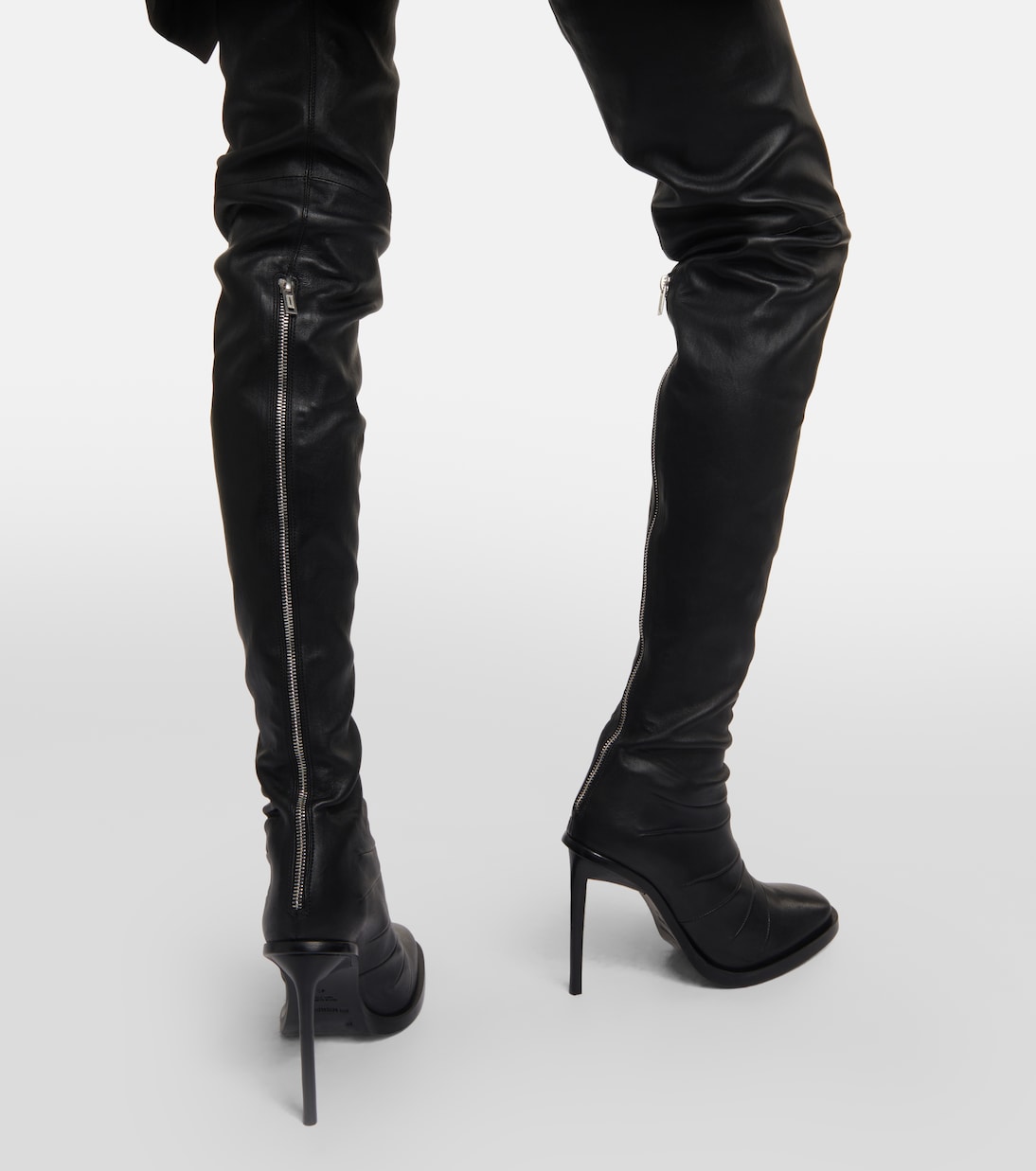 Adna over-the-knee leather boots | Ann Demeulemeester