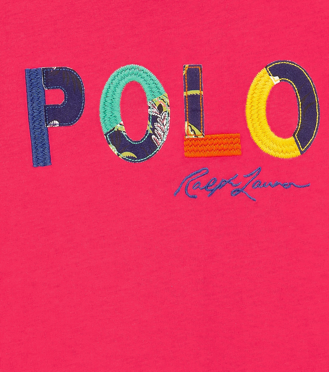 Embroidered cotton T-shirt | Polo Ralph Lauren Kids