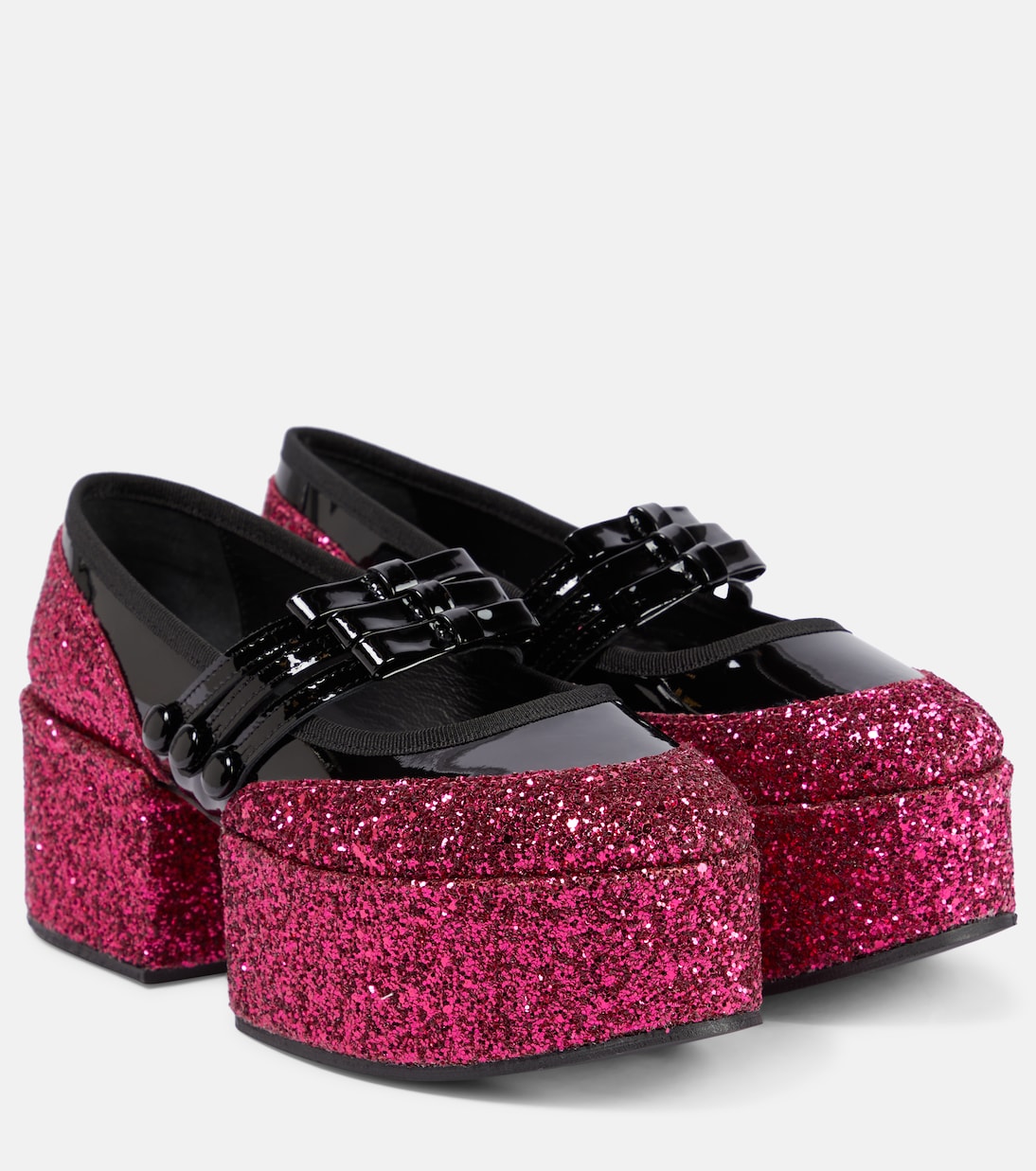 x Repetto platform mary janes | Noir Kei Ninomiya