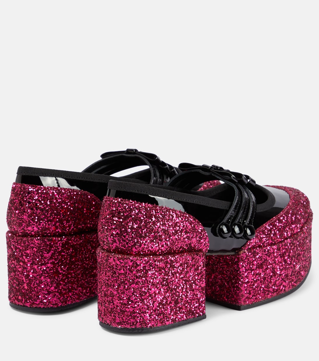 x Repetto platform mary janes | Noir Kei Ninomiya