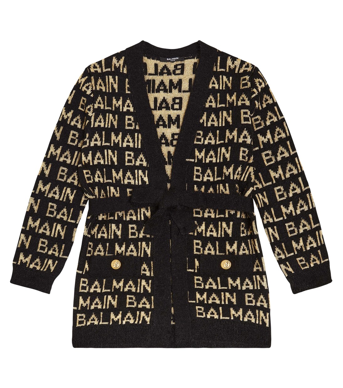 Cardigan con intarsio | Balmain Kids