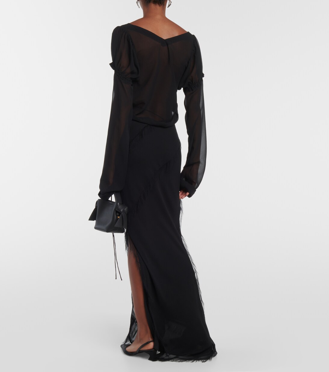 Cropped-Top aus Seide | Acne Studios