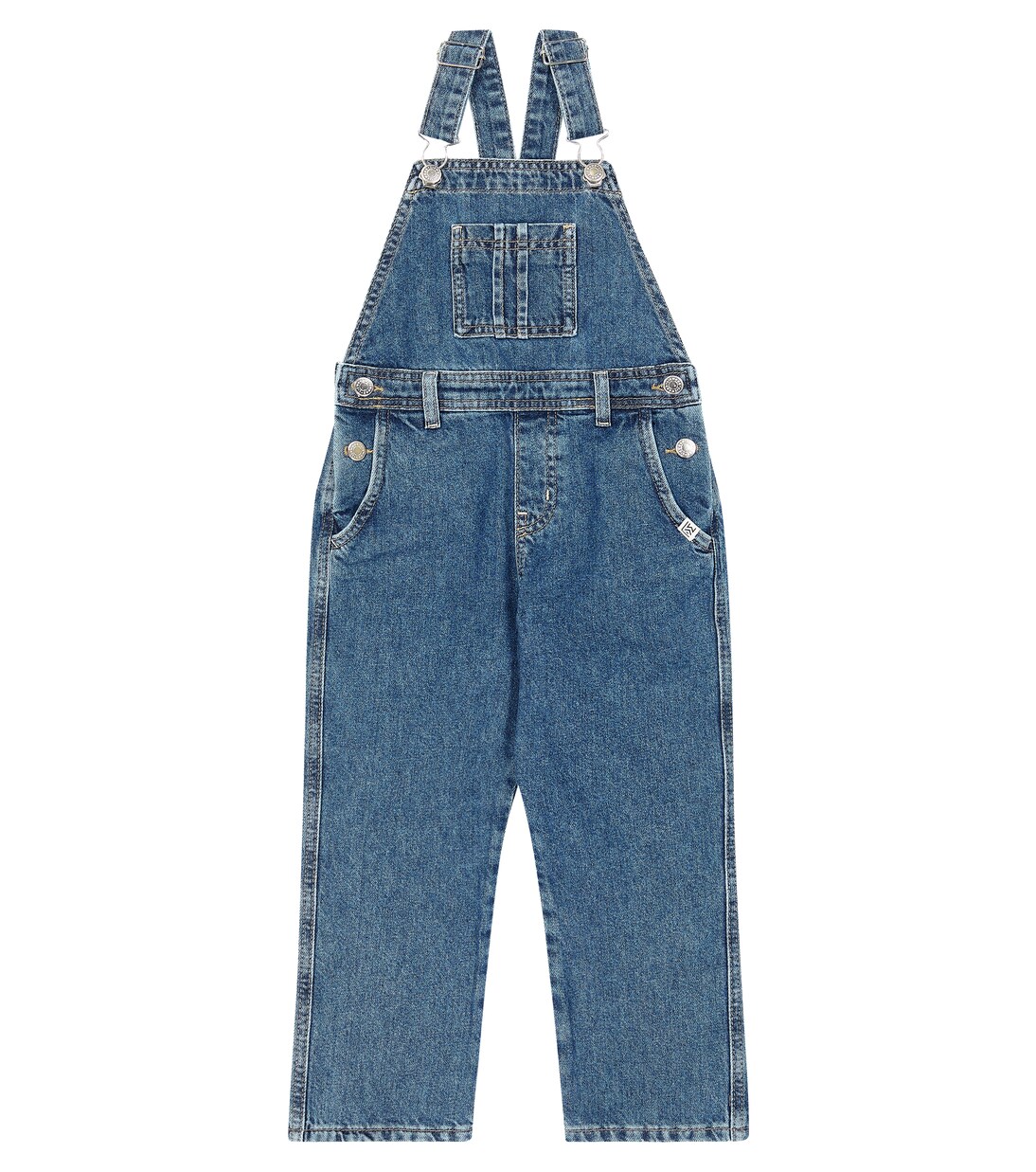 Indigo cotton denim overalls | Liewood
