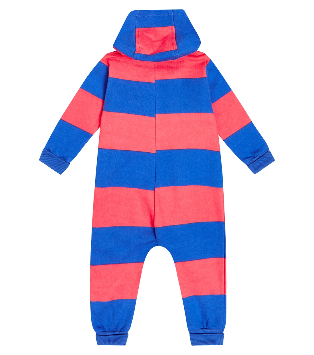 Baby striped cotton jumpsuit | Mini Rodini
