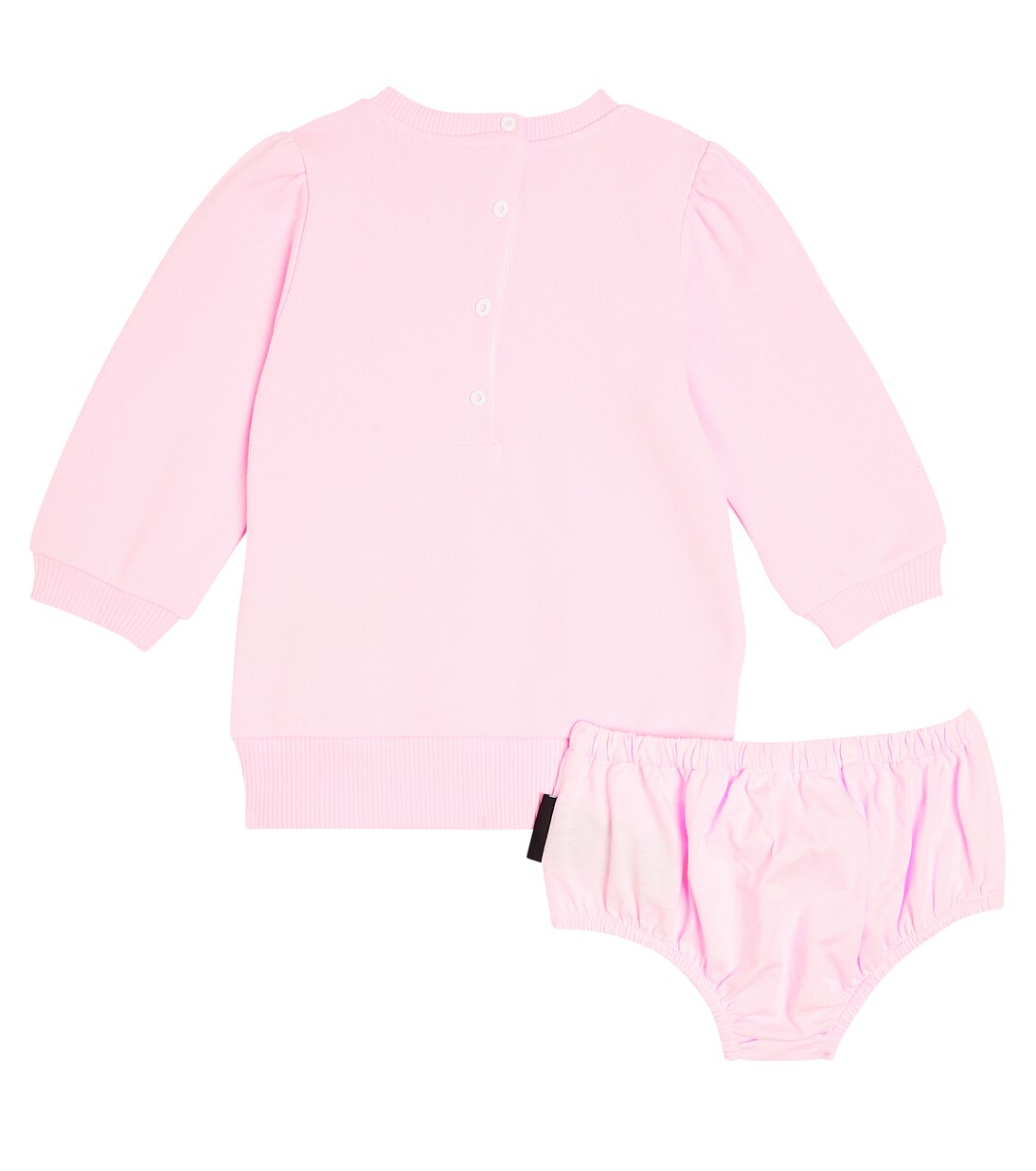 Bébé – Ensemble robe et culotte bloomer en coton | Balmain Kids