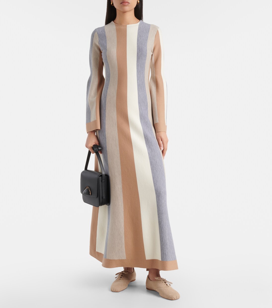 Maya leather lace-up flats  | Gabriela Hearst