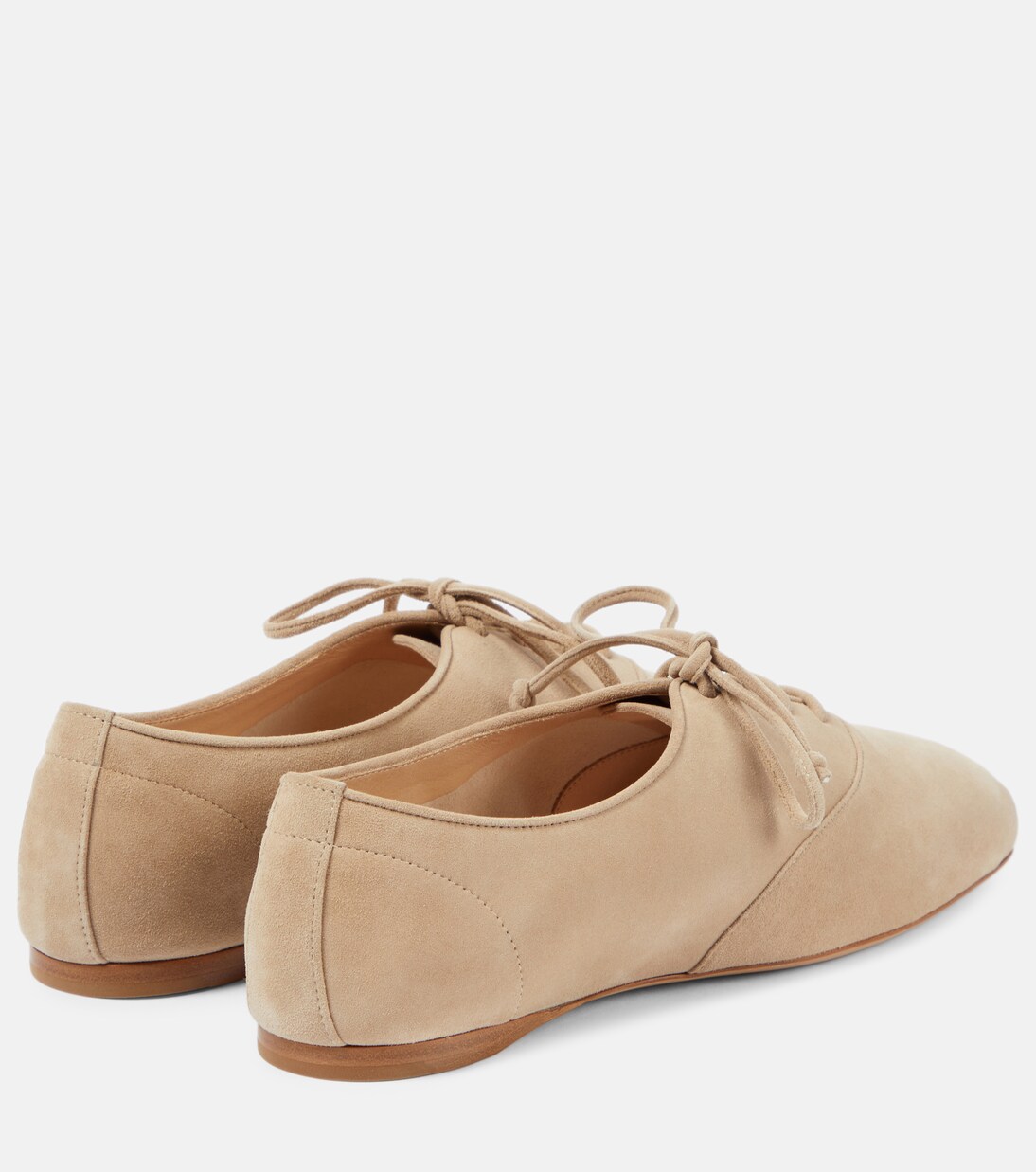 Maya leather lace-up flats  | Gabriela Hearst