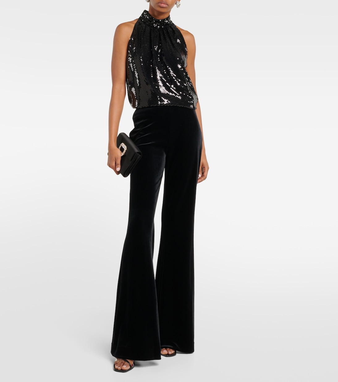 Weite Hose aus Ruthette-Samt | Diane von Furstenberg