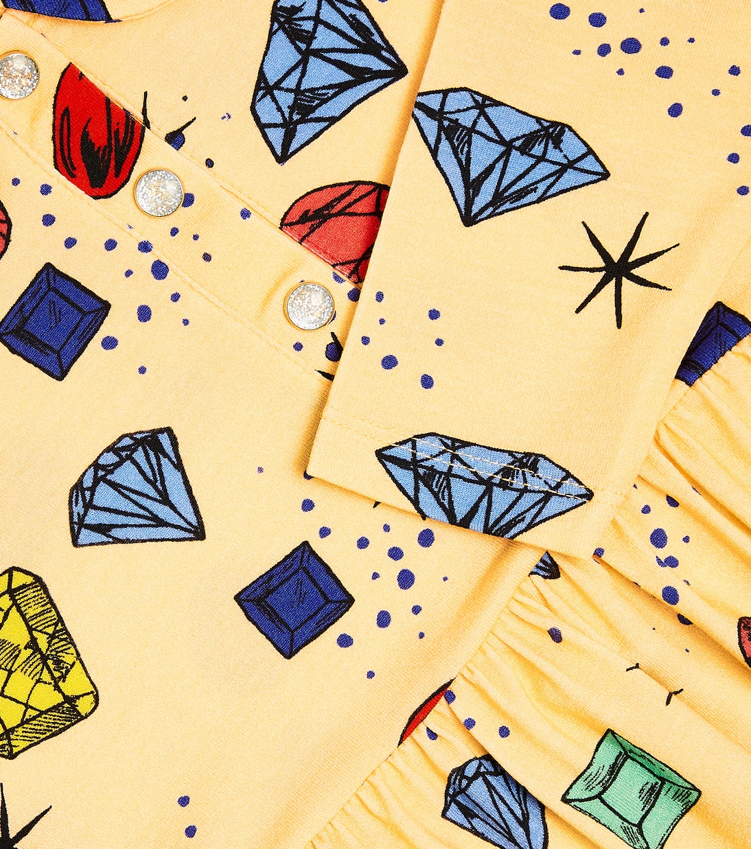 Robe imprimée Jewels | Mini Rodini