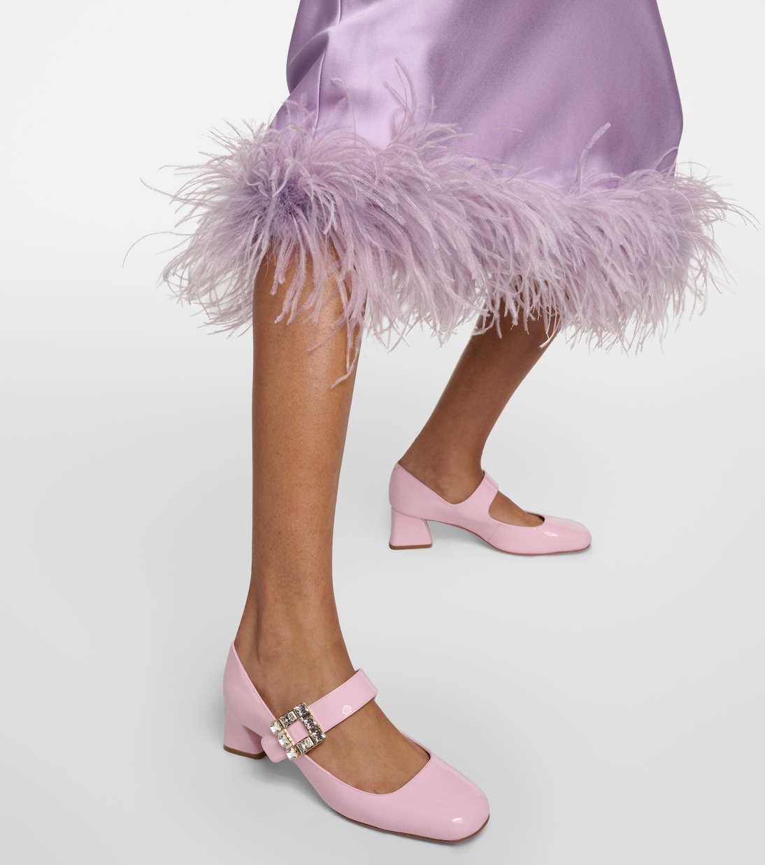 Escarpins Très Vivier Strass Babies 45 en cuir verni | Roger Vivier