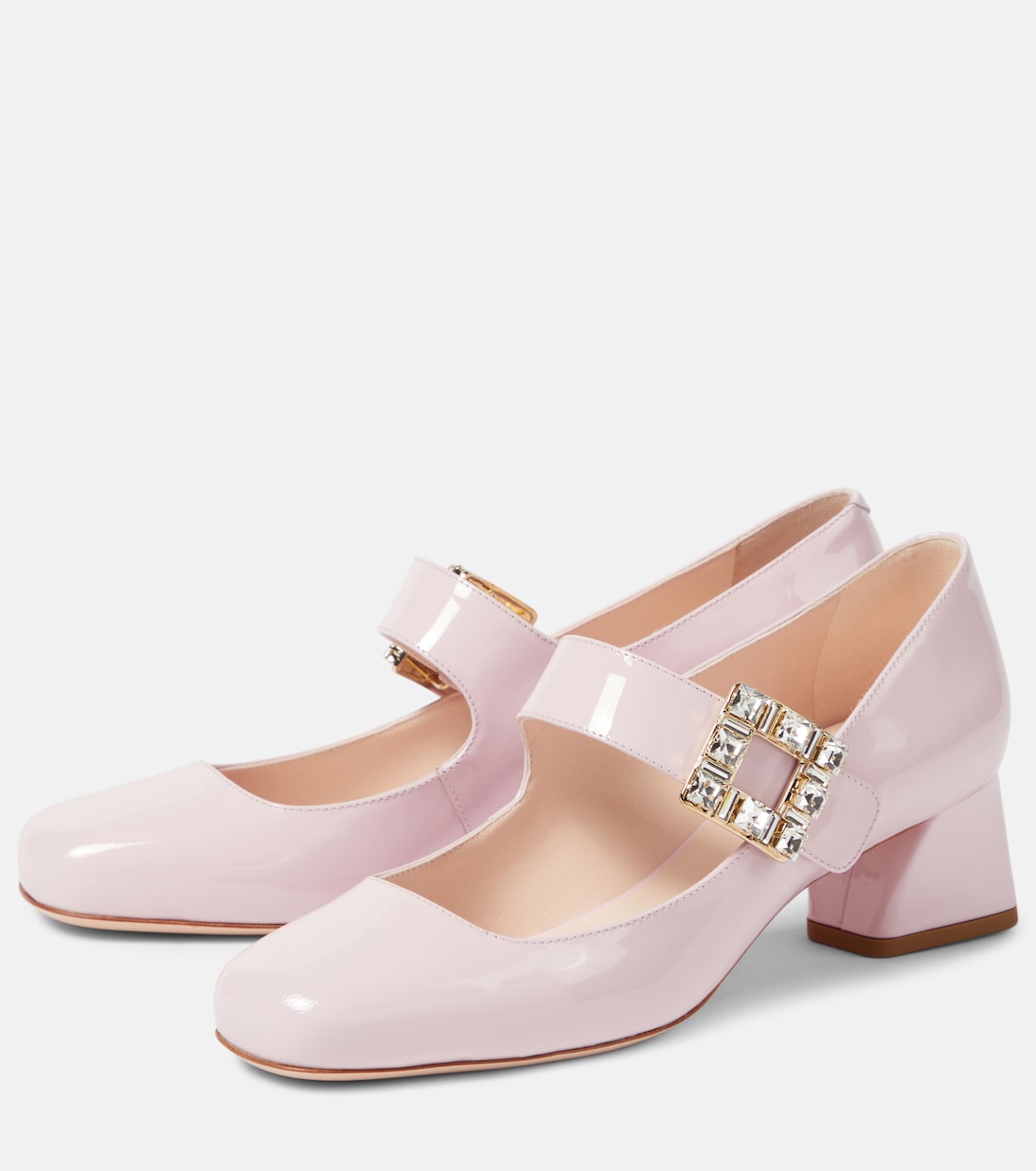 Escarpins Très Vivier Strass Babies 45 en cuir verni | Roger Vivier