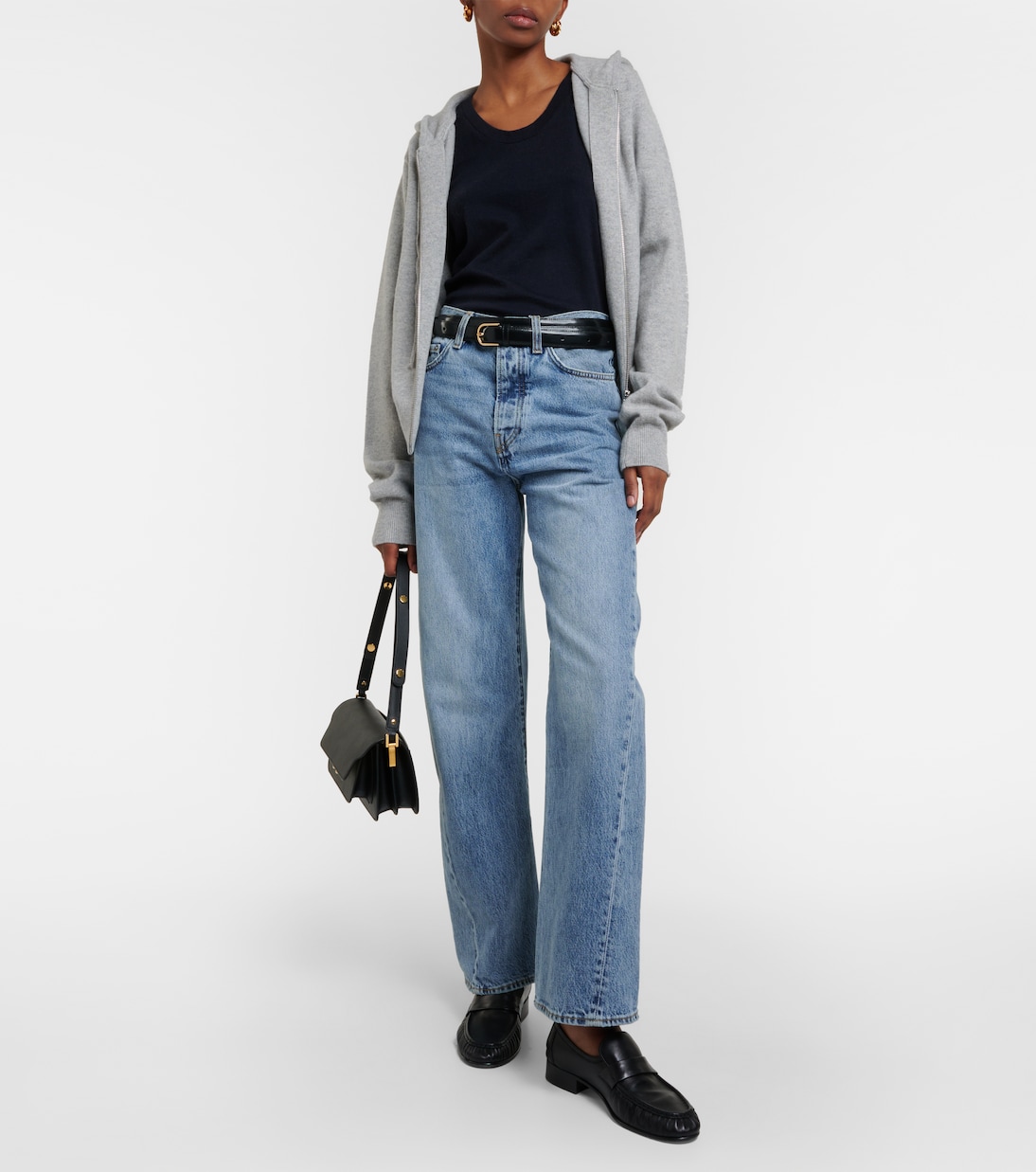 Kapuzenjacke N°318 Hood aus einem Kaschmirgemisch | Extreme Cashmere