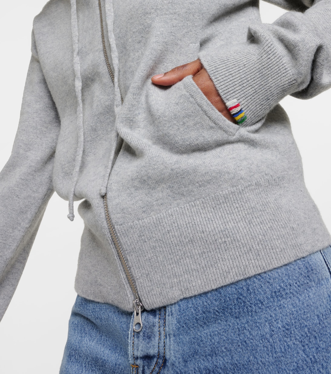 Kapuzenjacke N°318 Hood aus einem Kaschmirgemisch | Extreme Cashmere