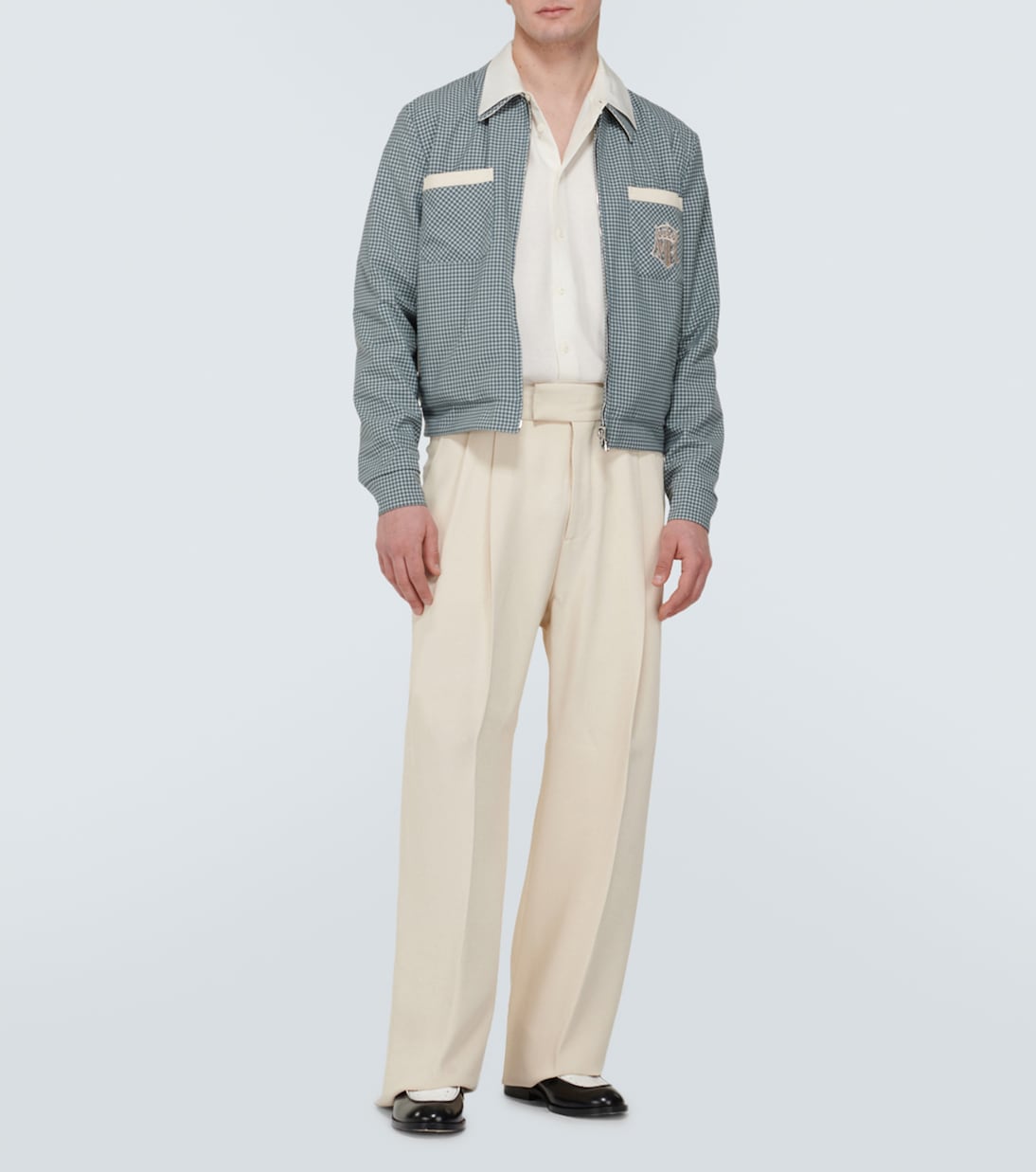 Reversible checked blouson | Amiri