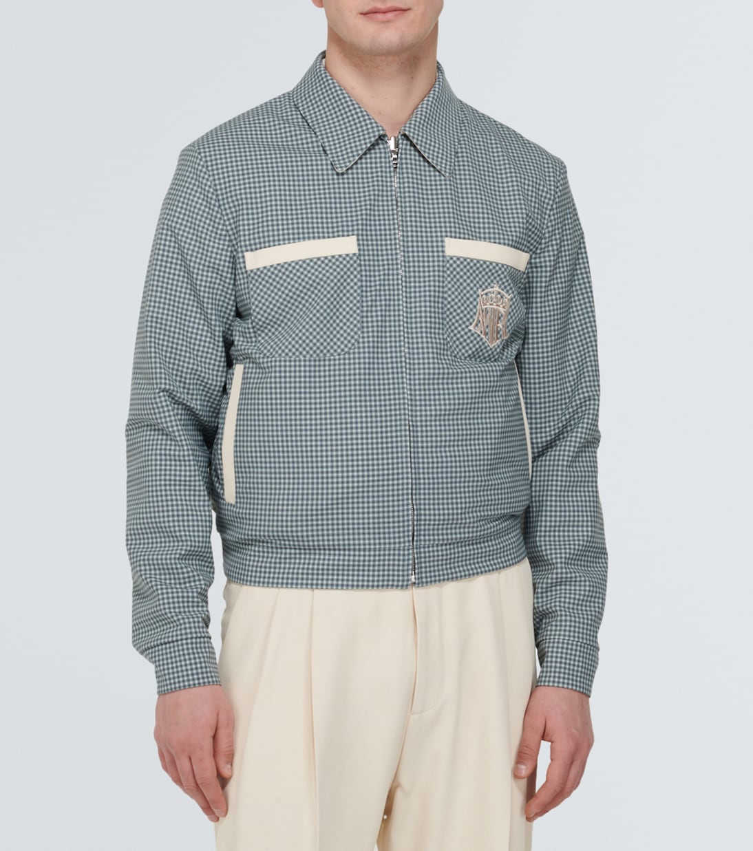 Reversible checked blouson | Amiri