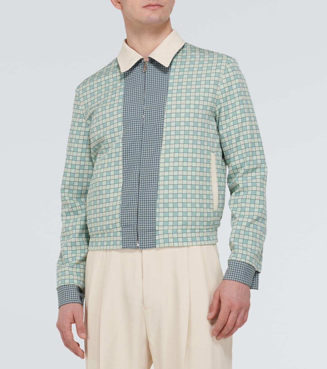 Reversible checked blouson | Amiri