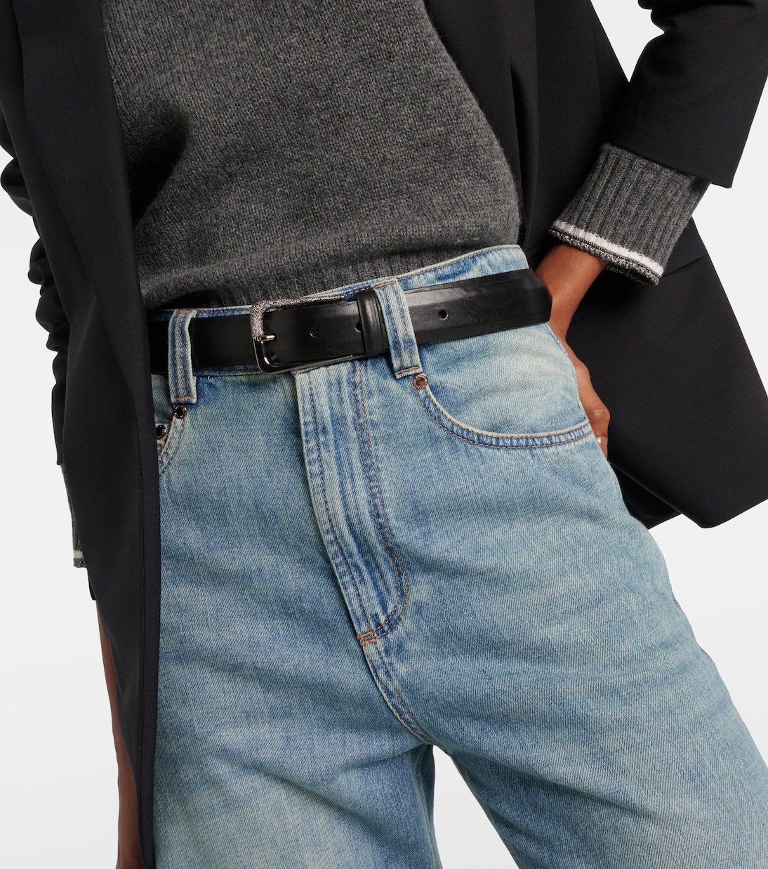 Leather belt | Brunello Cucinelli