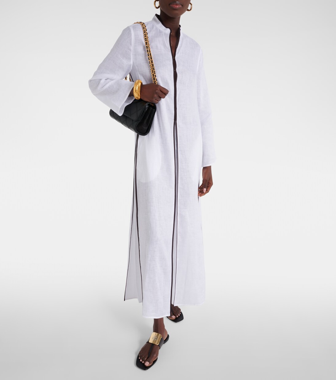 Georgia leather thong sandals | Tory Burch