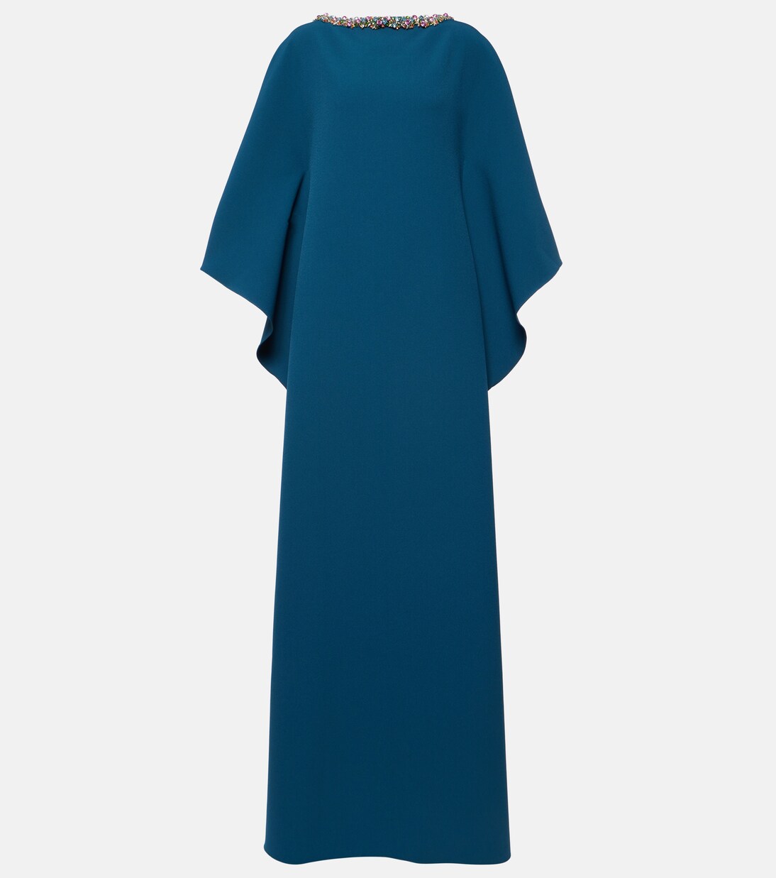 Robe longue Amarella en crêpe | Safiyaa
