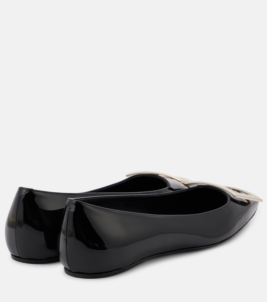 Trompette patent leather ballet flats | Roger Vivier