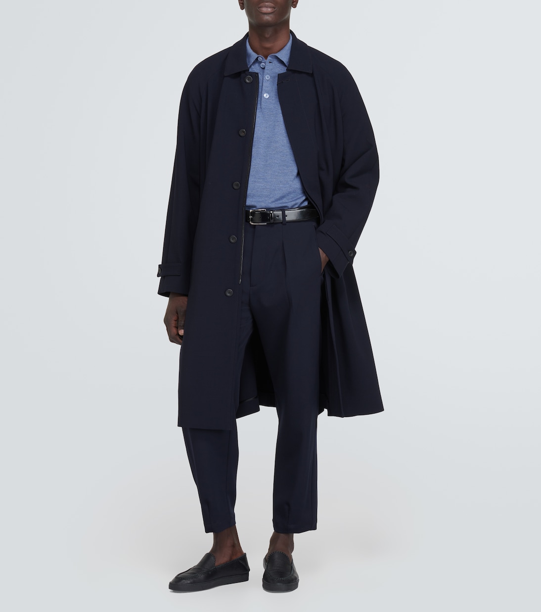 Wool-blend coat | Giorgio Armani