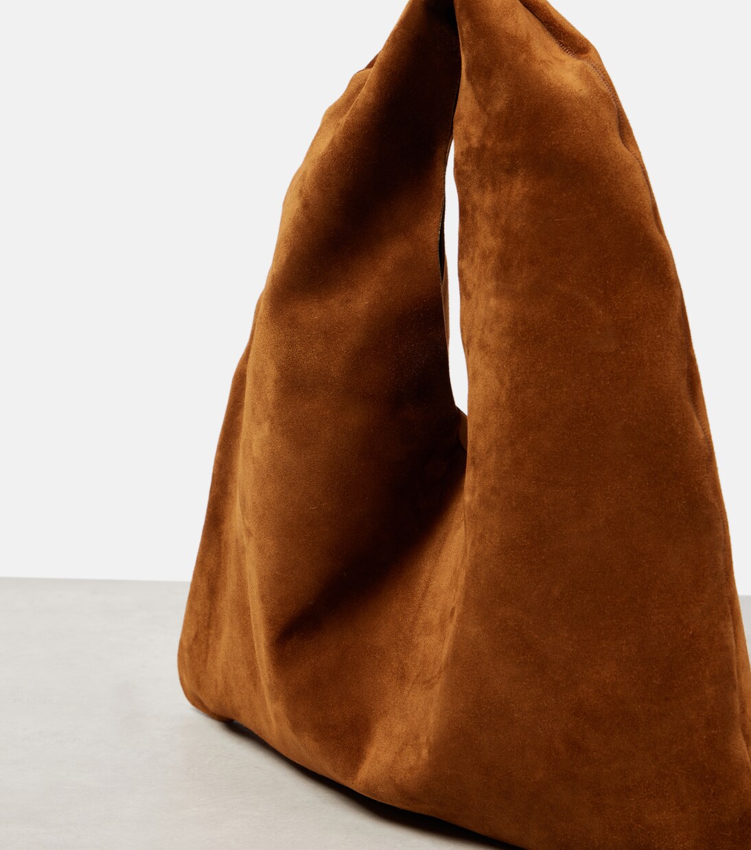 Bindle Small suede tote bag | The Row