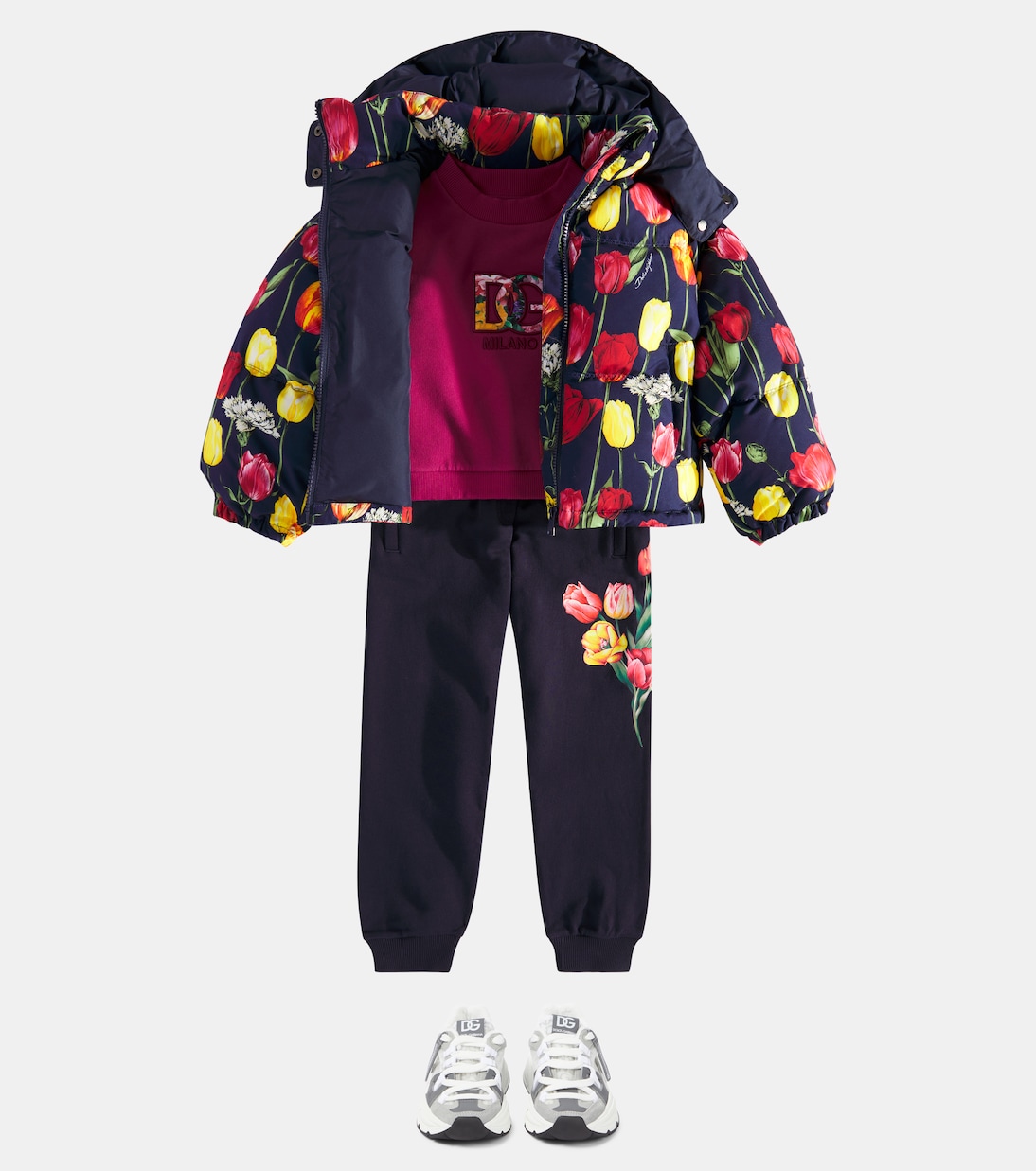 Pantalones deportivos de algodón | Dolce&Gabbana Kids
