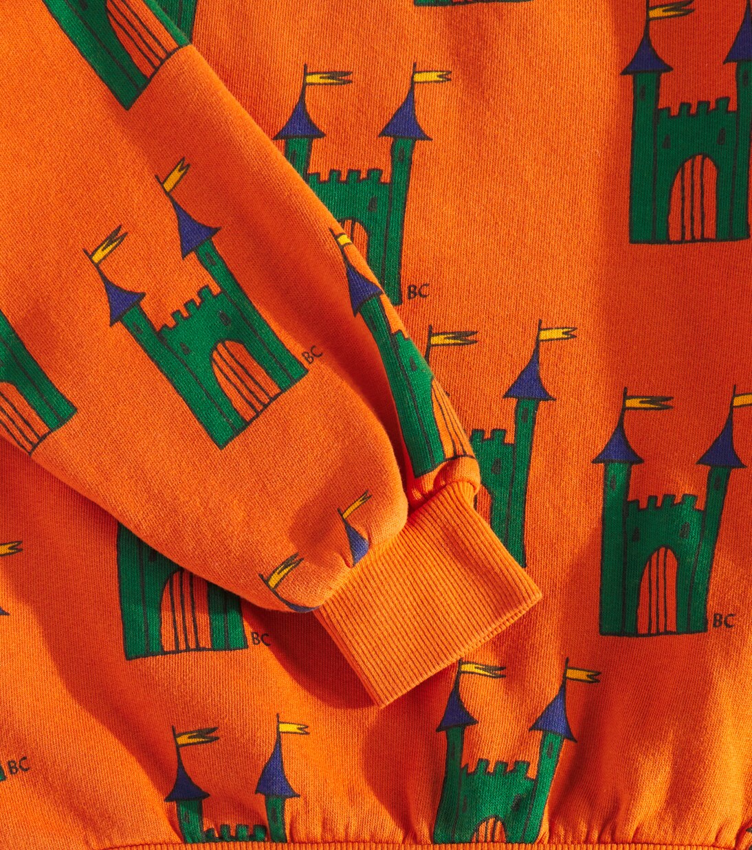 Faraway Castle cotton sweatshirt | Bobo Choses