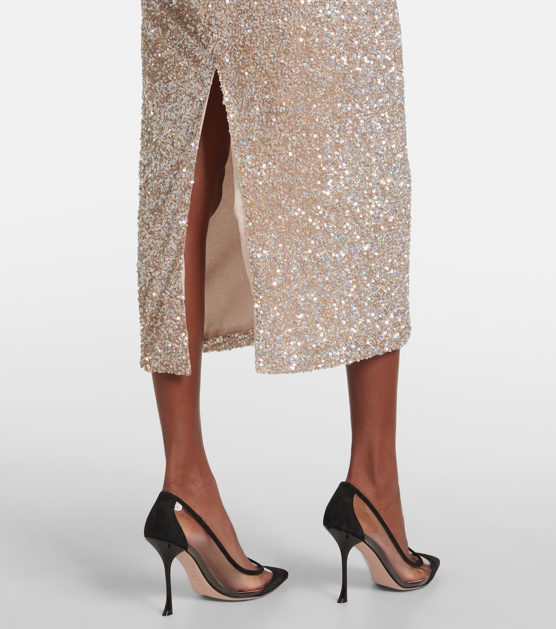 Midirock Zuri mit Pailletten | Costarellos