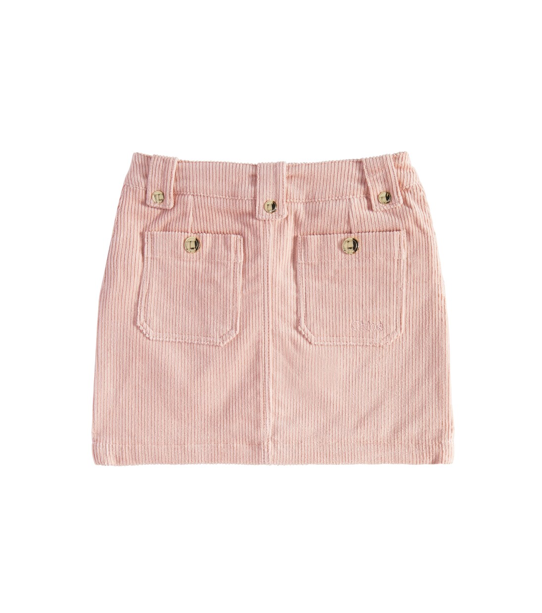 Cotton corduroy skirt | Chloé Kids
