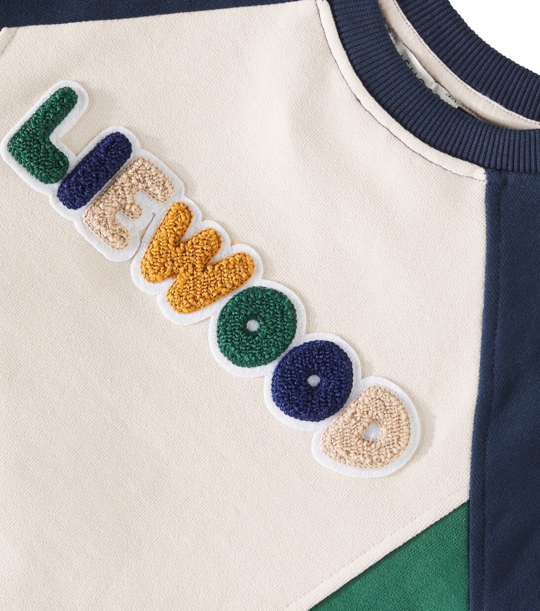 Aude Placement cotton jersey sweatshirt | Liewood