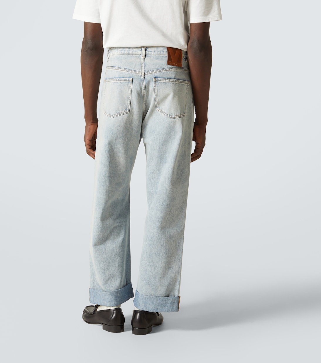 Jeans rectos de tiro alto | Valentino