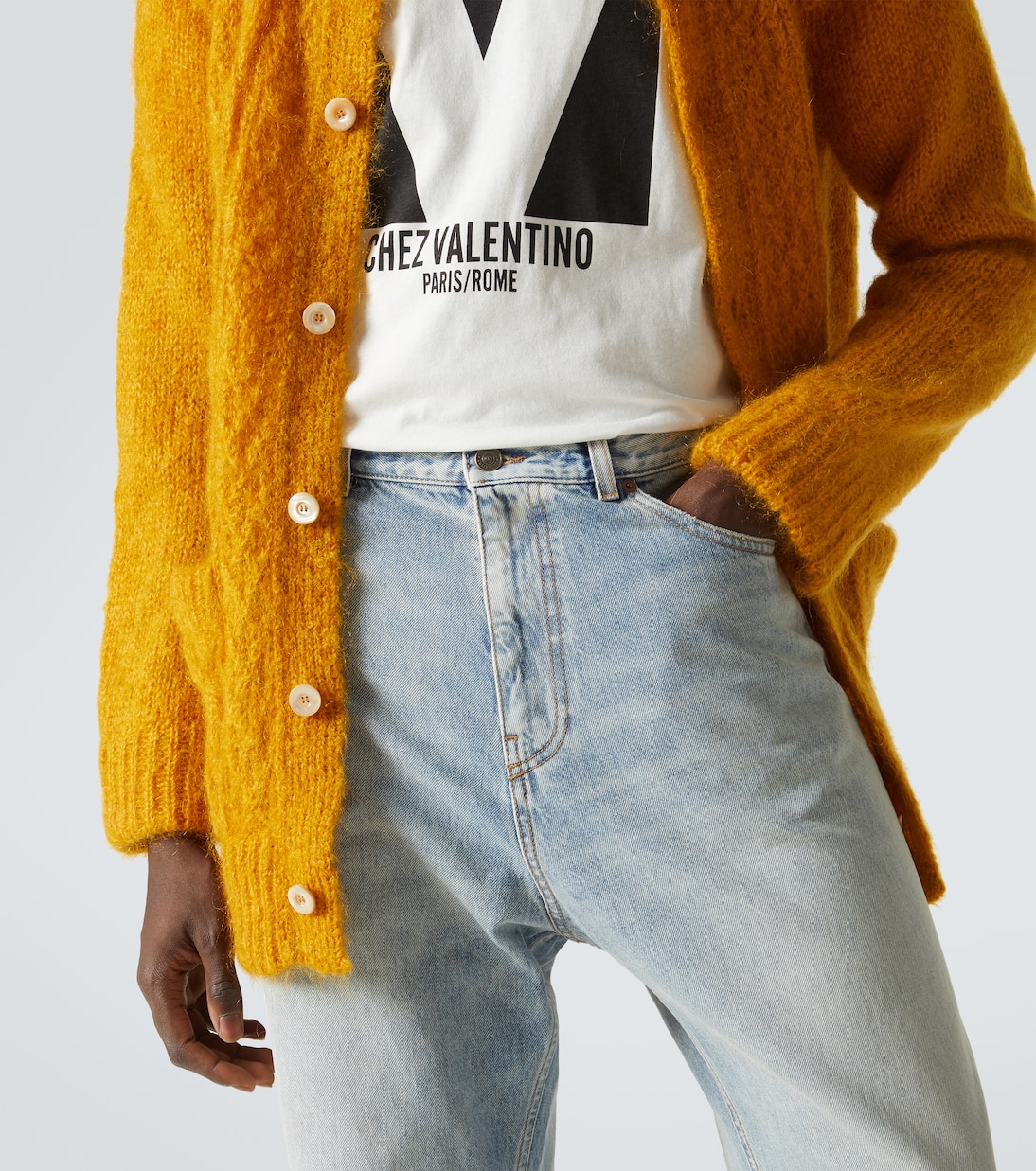 Jeans rectos de tiro alto | Valentino