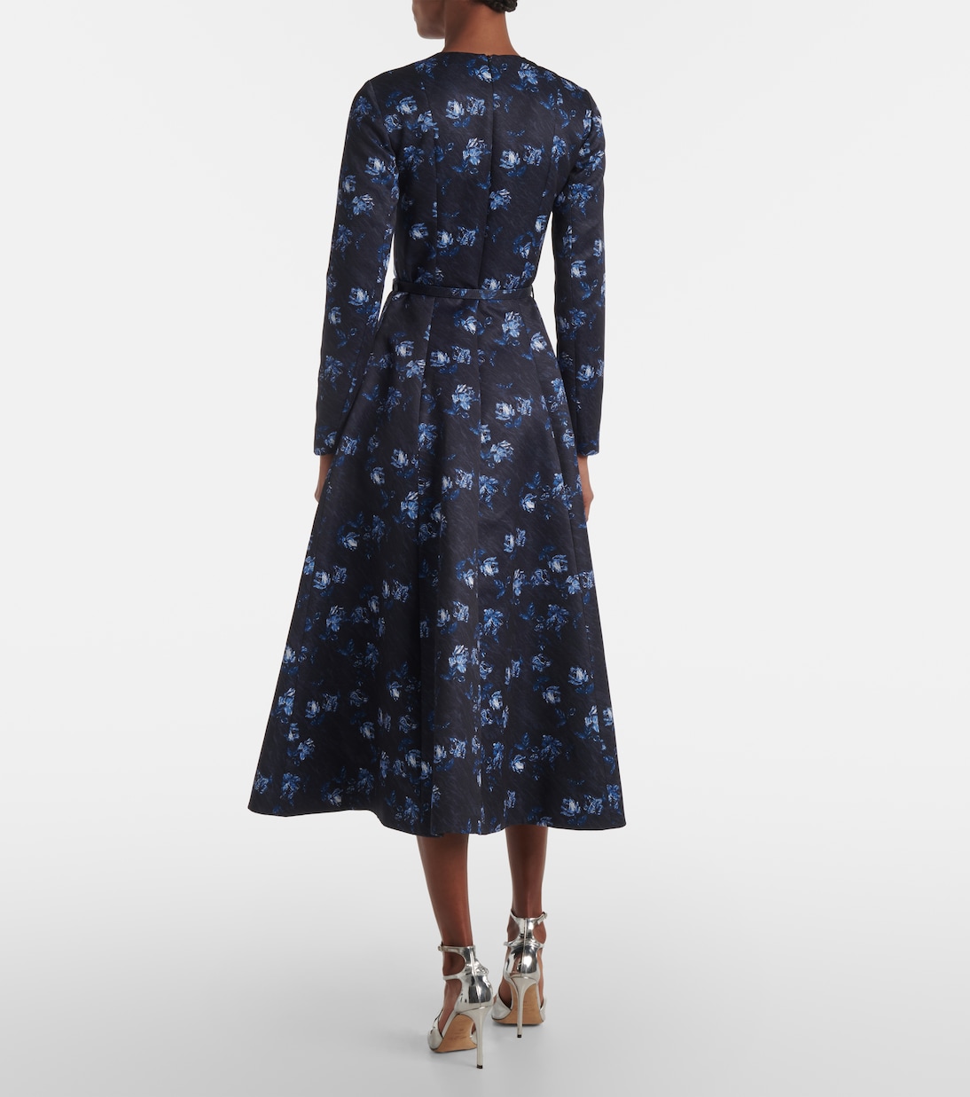 Abito midi Capucine in faille di taffetà | Emilia Wickstead