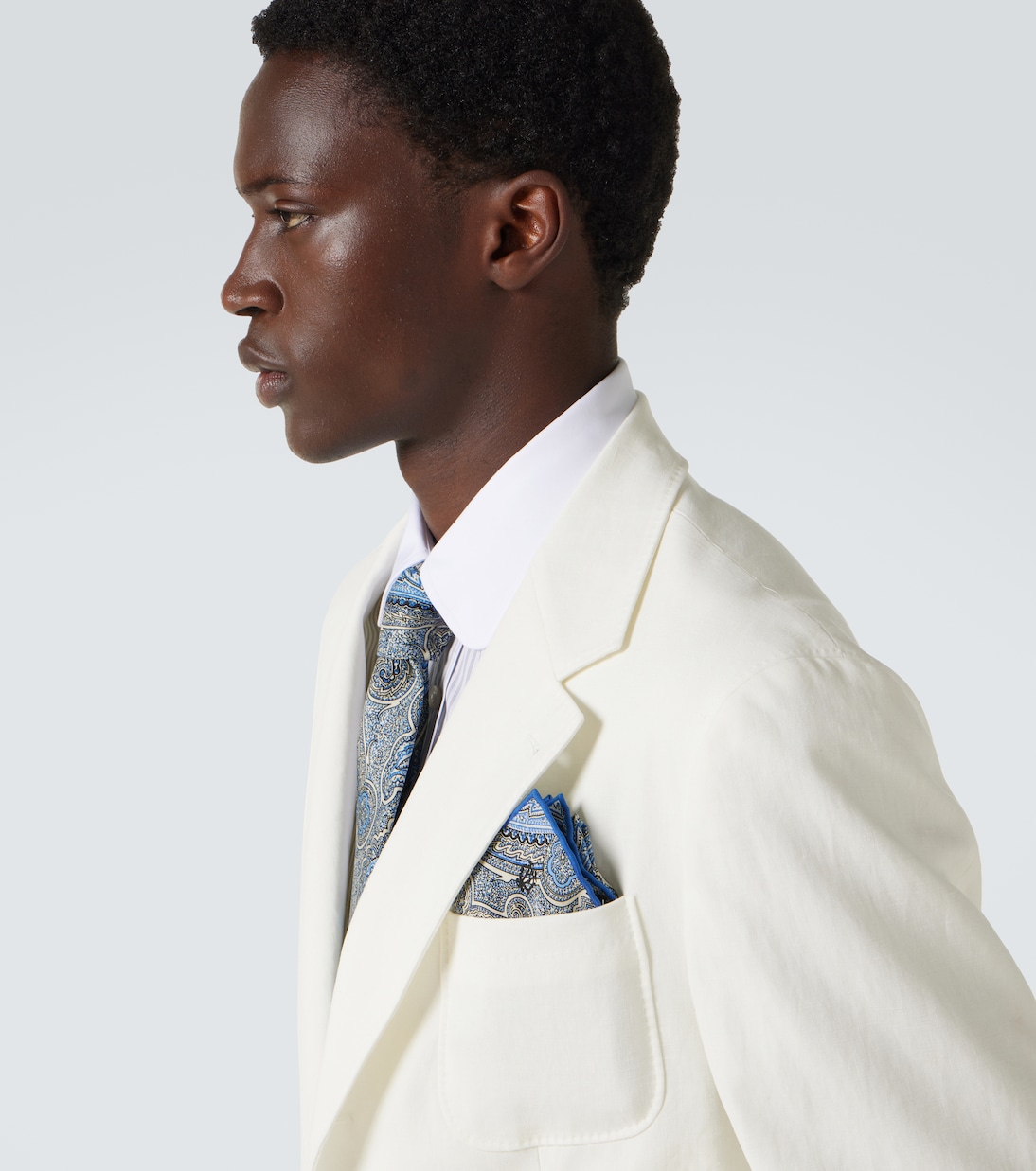 Pañuelo de bolsillo en seda con paisley | Dunhill