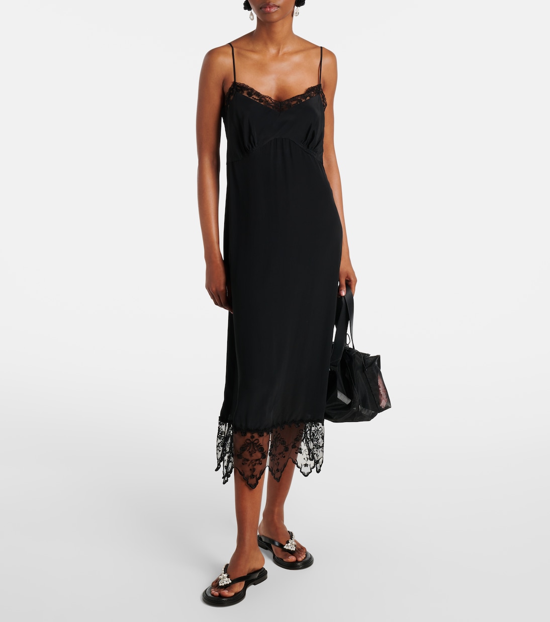 Embellished leather thong sandals | Simone Rocha