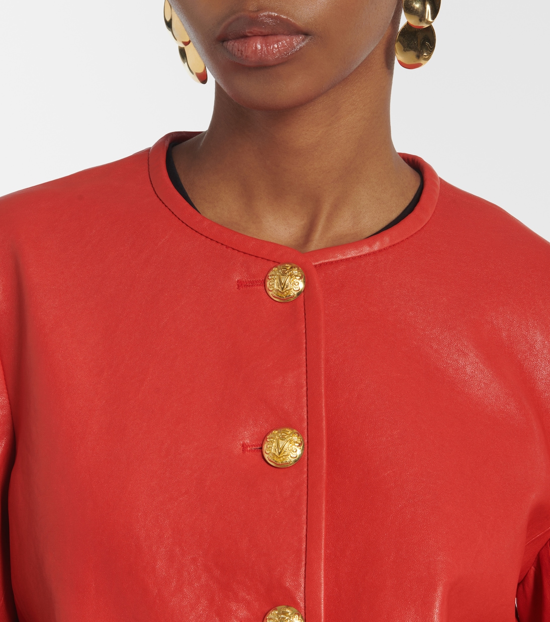 Andrea leather jacket | Veronica Beard