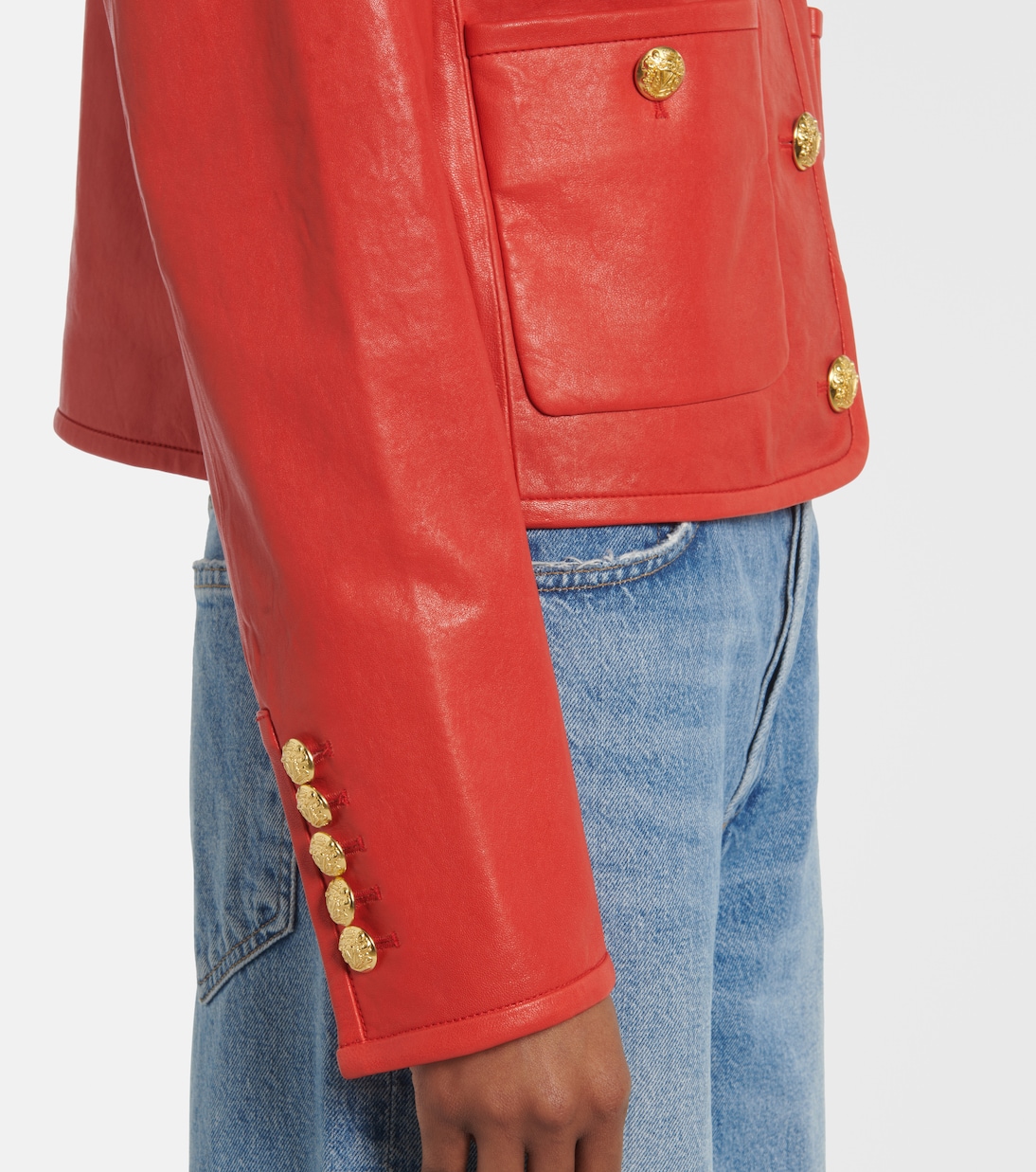 Andrea leather jacket | Veronica Beard