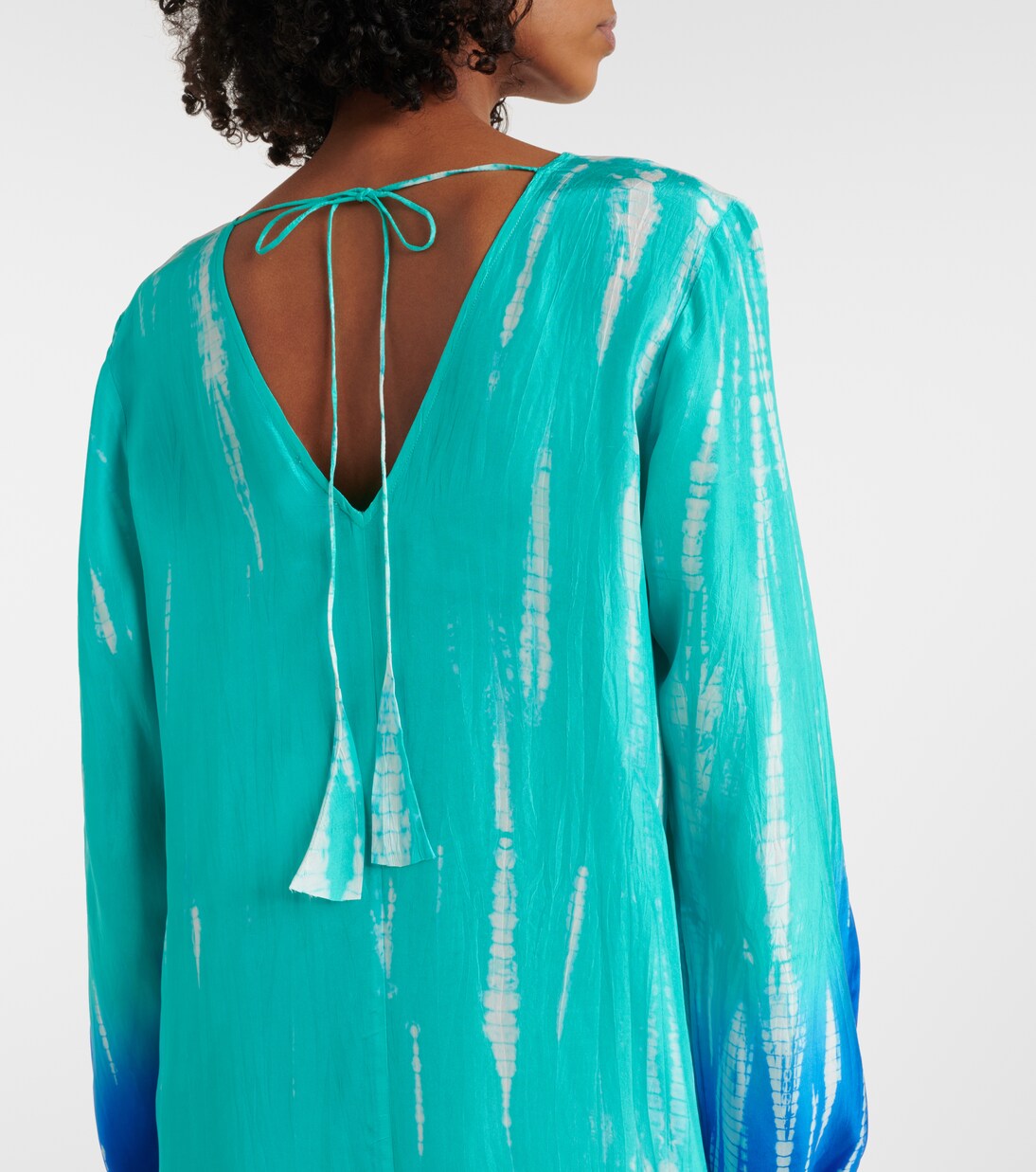 Robe longue en soie | Anna Kosturova