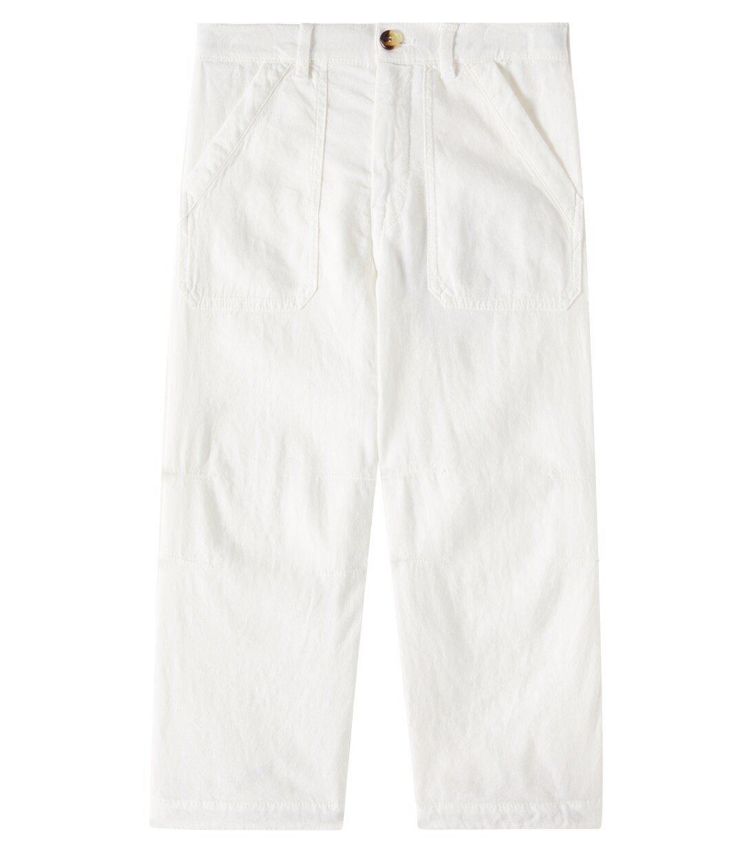 Dyed linen-blend pants | Brunello Cucinelli Kids