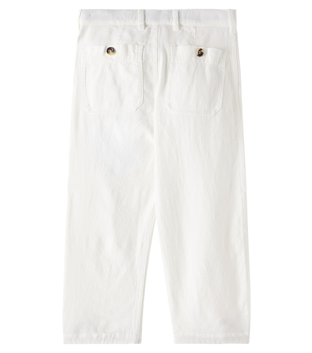 Dyed linen-blend pants | Brunello Cucinelli Kids
