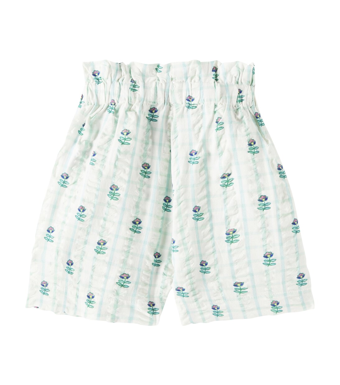 Gaia floral cotton shorts | C'era Una Volta