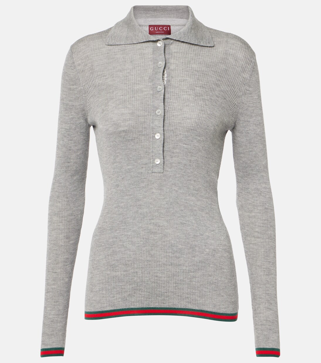 Cashmere and silk polo sweater | Gucci