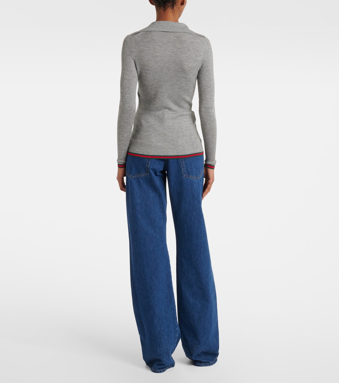 Cashmere and silk polo sweater | Gucci