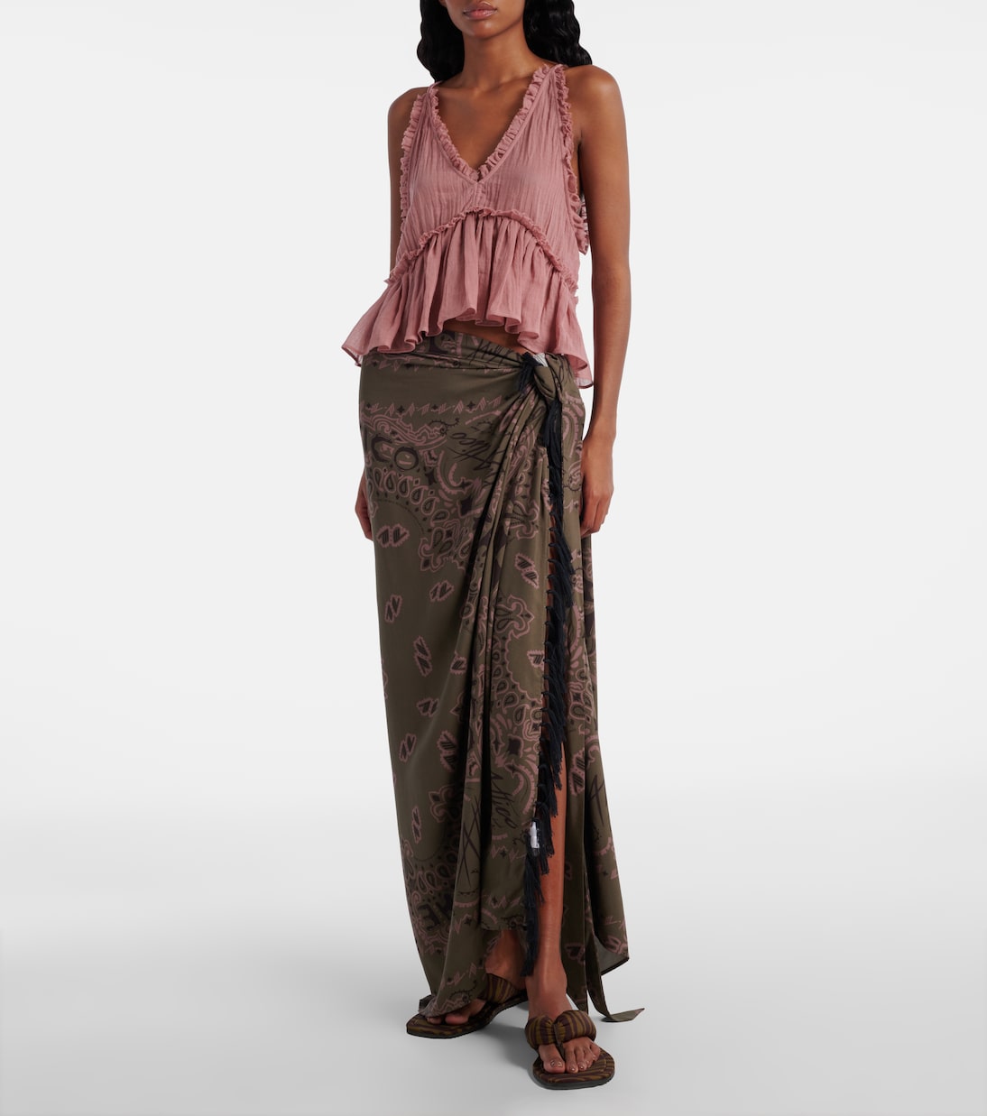 Pareo Bandana de muselina  | The Attico