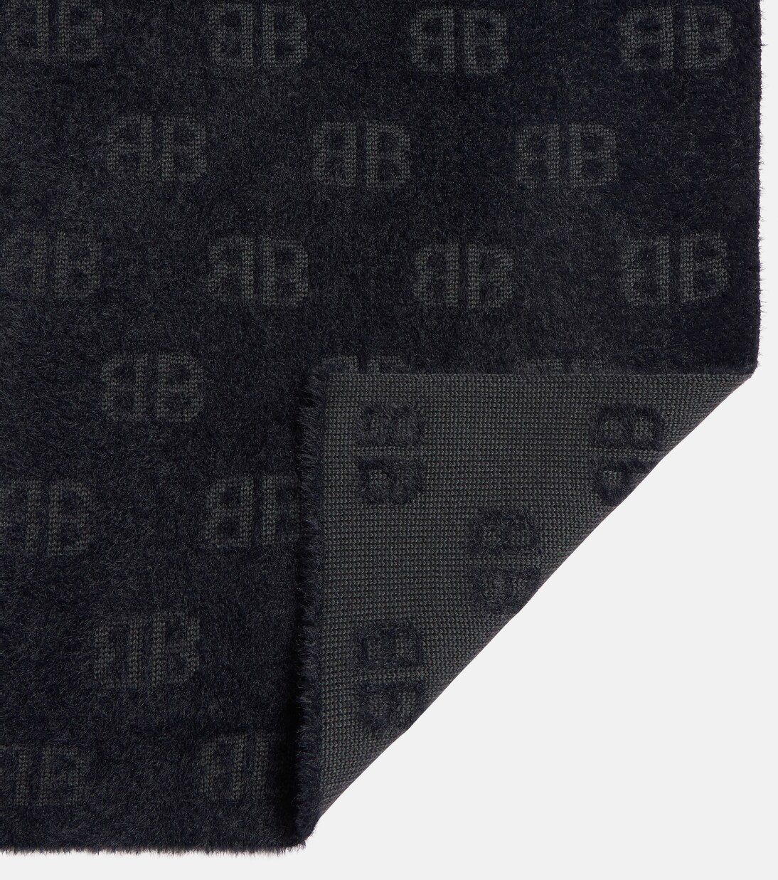 BB wool-blend scarf | Balenciaga